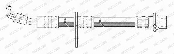 FHY3048 FERODO Тормозной шланг (фото 1)