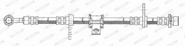 FHY3084 FERODO Тормозной шланг (фото 1)