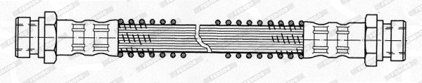 FHY3132 FERODO Тормозной шланг (фото 1)