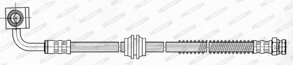 FHY3219 FERODO Тормозной шланг (фото 1)