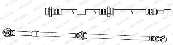 FHY3253 FERODO Тормозной шланг (фото 1)
