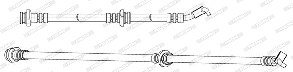 FHY3258 FERODO Тормозной шланг (фото 1)