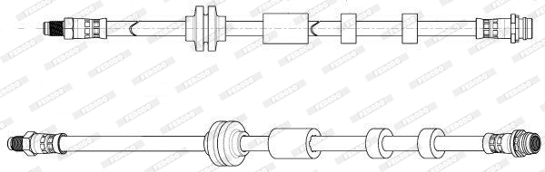FHY3365 FERODO Тормозной шланг (фото 1)