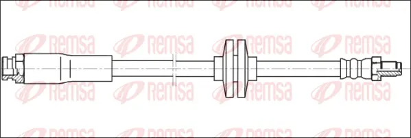 G1901.41 REMSA Тормозной шланг (фото 1)