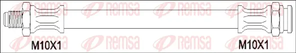 G1903.04 REMSA Тормозной шланг (фото 1)