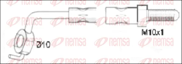 G1903.92 REMSA Тормозной шланг (фото 1)