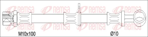 G1904.21 REMSA Тормозной шланг (фото 1)