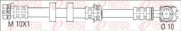 G1904.36 REMSA Тормозной шланг (фото 1)