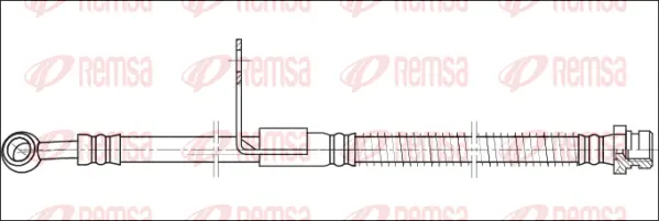 G1904.45 REMSA Тормозной шланг (фото 1)