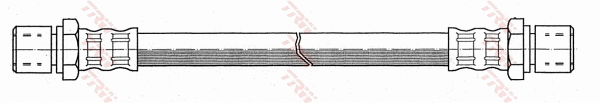 PHA160 TRW Тормозной шланг (фото 2)
