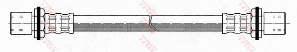 PHA196 TRW Тормозной шланг (фото 2)