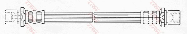 PHA216 TRW Тормозной шланг (фото 2)