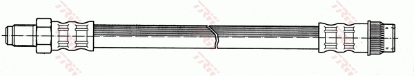 PHA251 TRW Тормозной шланг (фото 2)