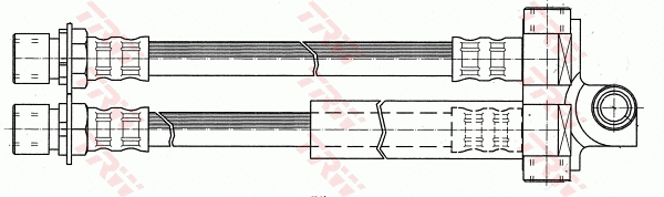 PHA277 TRW Тормозной шланг (фото 2)