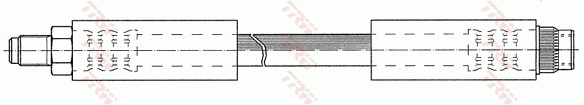 PHA340 TRW Тормозной шланг (фото 2)
