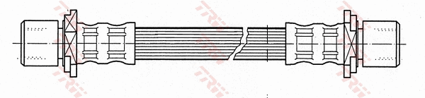 PHA401 TRW Тормозной шланг (фото 2)