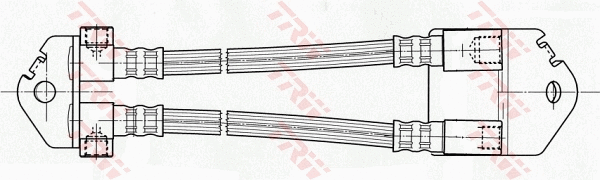 PHA496 TRW Тормозной шланг (фото 2)