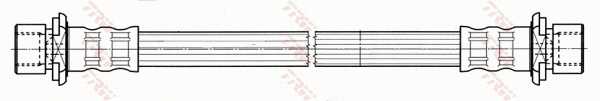 PHA549 TRW Тормозной шланг (фото 2)