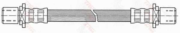 PHA714 TRW Тормозной шланг (фото 1)