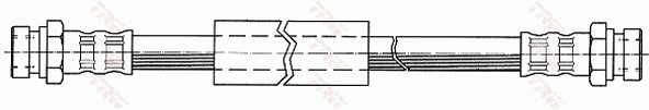 PHA745 TRW Тормозной шланг (фото 1)