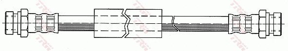 PHA745 TRW Тормозной шланг (фото 2)