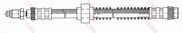 PHB186 TRW Тормозной шланг (фото 2)
