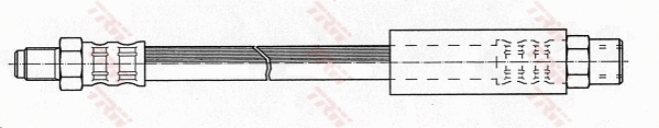 PHB256 TRW Тормозной шланг (фото 1)