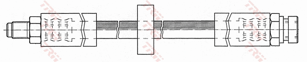 PHB344 TRW Тормозной шланг (фото 2)