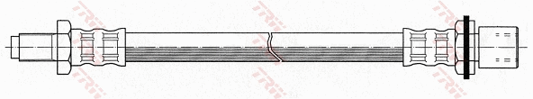 PHB378 TRW Тормозной шланг (фото 2)