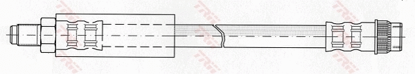 PHB403 TRW Тормозной шланг (фото 2)