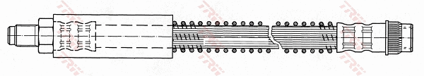 PHB422 TRW Тормозной шланг (фото 2)