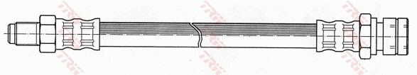 PHB529 TRW Тормозной шланг (фото 2)