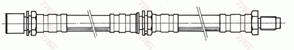 PHB717 TRW Тормозной шланг (фото 1)