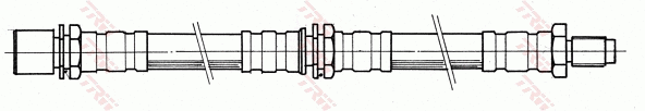 PHB717 TRW Тормозной шланг (фото 2)