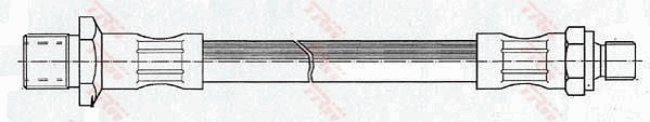 PHC176 TRW Тормозной шланг (фото 1)