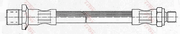 PHC176 TRW Тормозной шланг (фото 2)