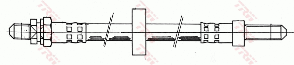 PHC229 TRW Тормозной шланг (фото 2)