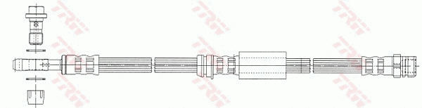 PHD1014 TRW Тормозной шланг (фото 2)