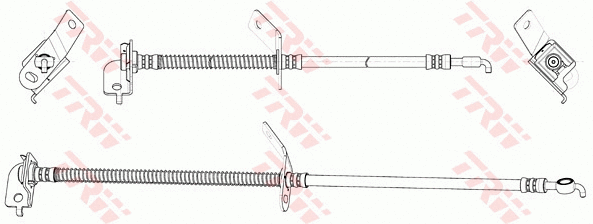 PHD1058 TRW Тормозной шланг (фото 2)