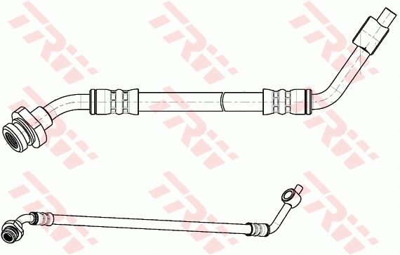 PHD1137 TRW Тормозной шланг (фото 2)