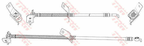 PHD1150 TRW Тормозной шланг (фото 2)