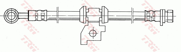 PHD116 TRW Тормозной шланг (фото 2)