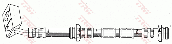 PHD133 TRW Тормозной шланг (фото 2)