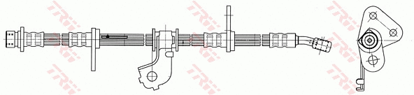 PHD140 TRW Тормозной шланг (фото 2)