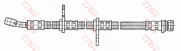 PHD142 TRW Тормозной шланг (фото 2)