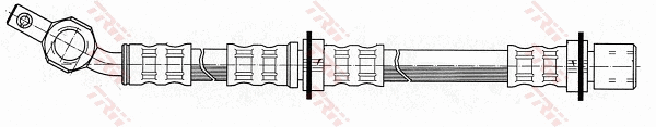 PHD177 TRW Тормозной шланг (фото 2)