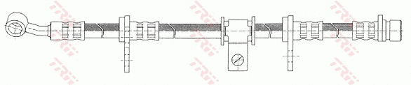 PHD186 TRW Тормозной шланг (фото 2)