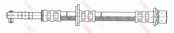 PHD202 TRW Тормозной шланг (фото 2)