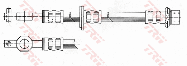 PHD203 TRW Тормозной шланг (фото 2)