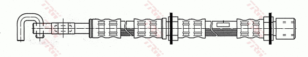 PHD204 TRW Тормозной шланг (фото 2)